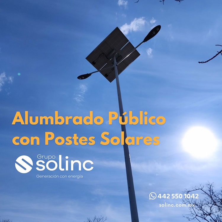 Alumbrado Público con Postes Solares
