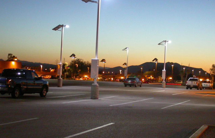 Postes Solares en Estacionamientos